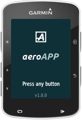 aeroAPP on Garmin Edge